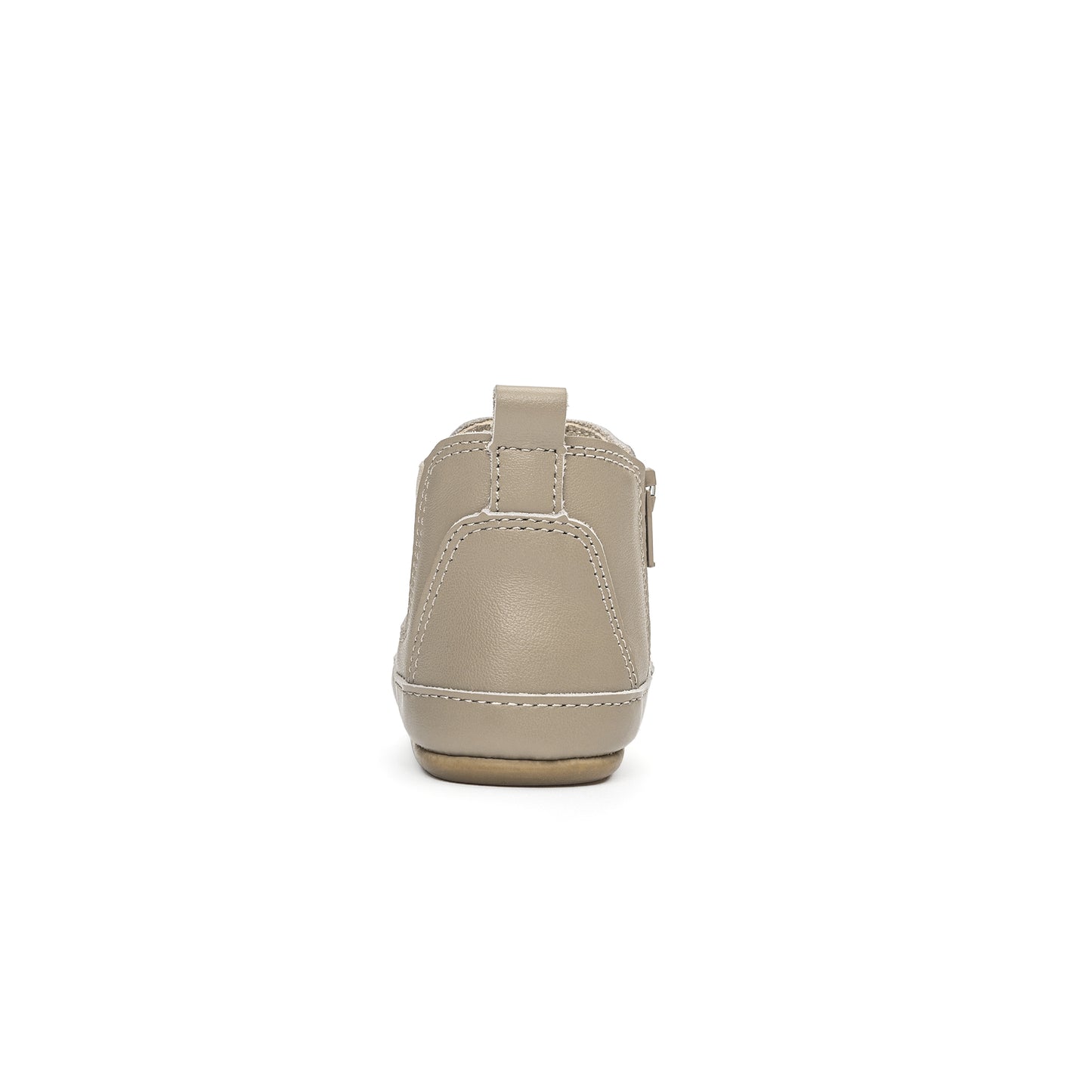 Old Soles 188R Bambini Local baby leather shoe in Taupe with classic detail