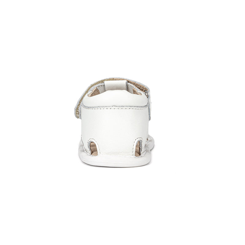 Old Soles 3008 Waves Sandal kids leather sandal in Snow with open toe detail