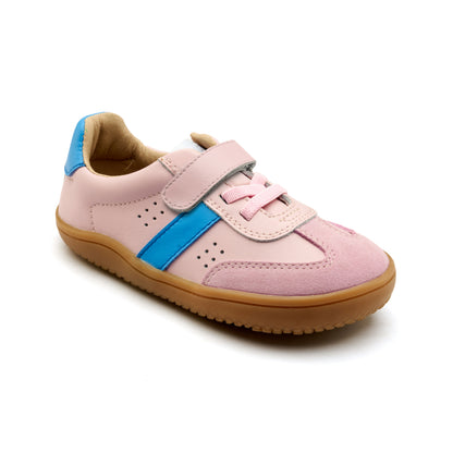 Old Soles 6500 Stylin Barewalk kids leather barefoot shoe in Chalk, Malibu, and Suede Chalk with barefoot design