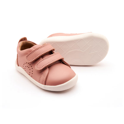 Old Soles 8056 Little Tot kids leather shoe in Kiss with velcro strap detail