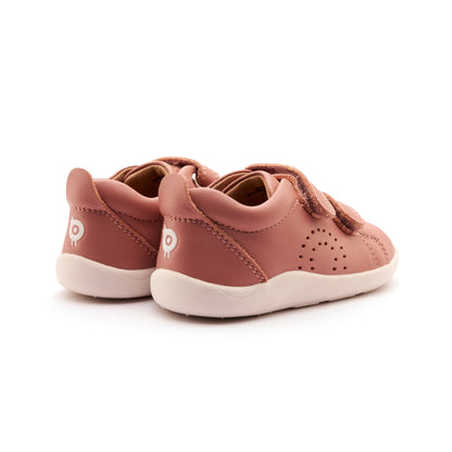 Old Soles 8056 Little Tot kids leather shoe in Kiss with velcro strap detail