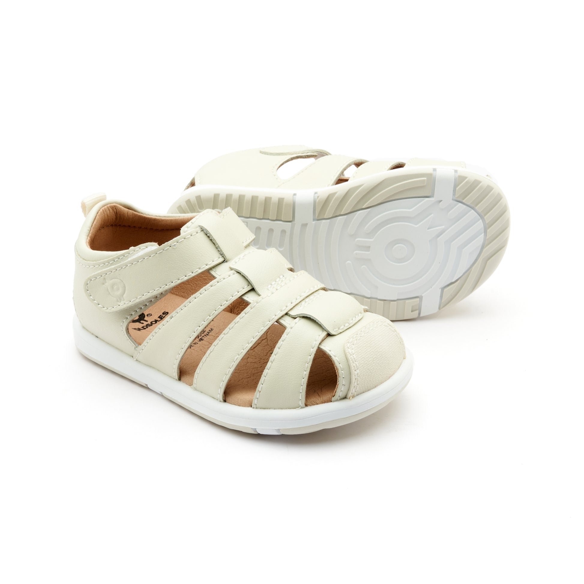 Old Soles 9502 Surf Sandal kids leather sandal in Sporco with open toe detail