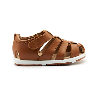 Old Soles 9502 Surf Sandal kids leather sandal in Tan with open toe detail