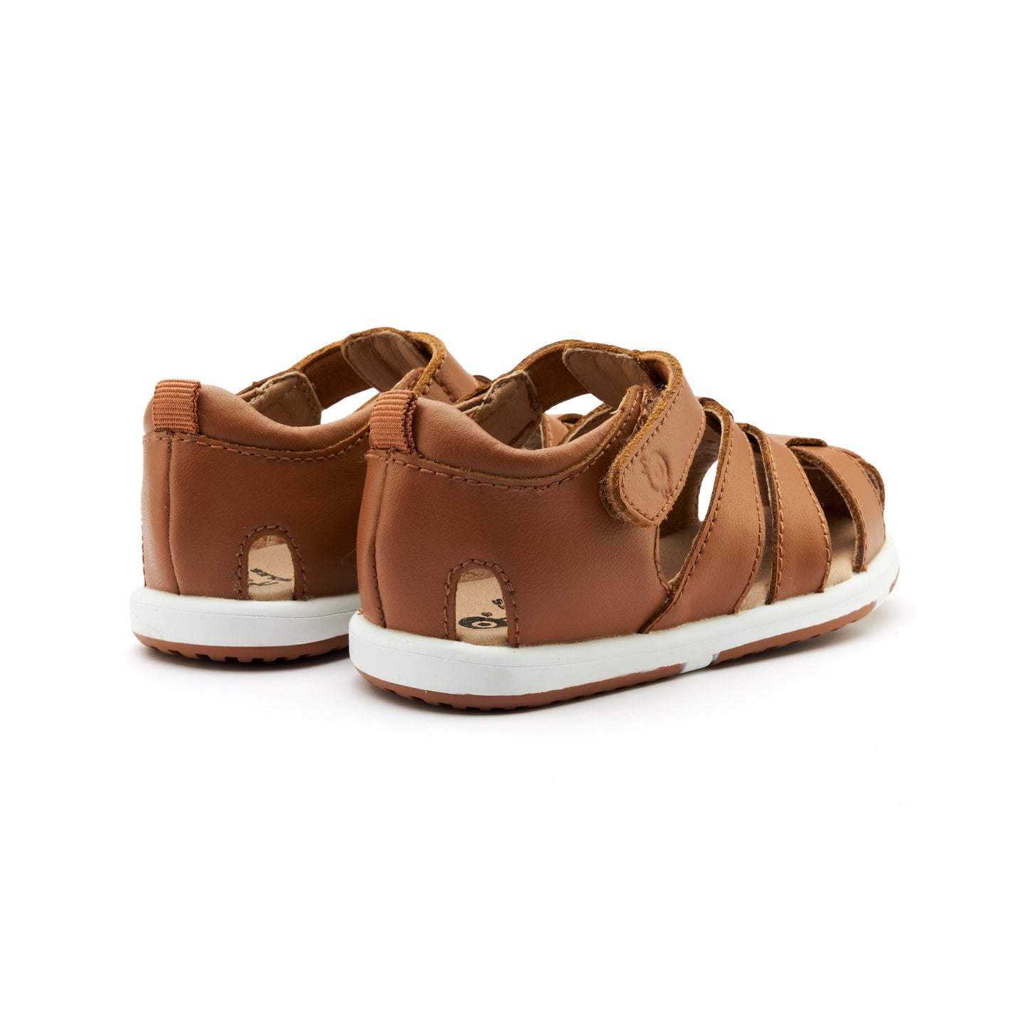 Old Soles 9502 Surf Sandal kids leather sandal in Tan with open toe detail